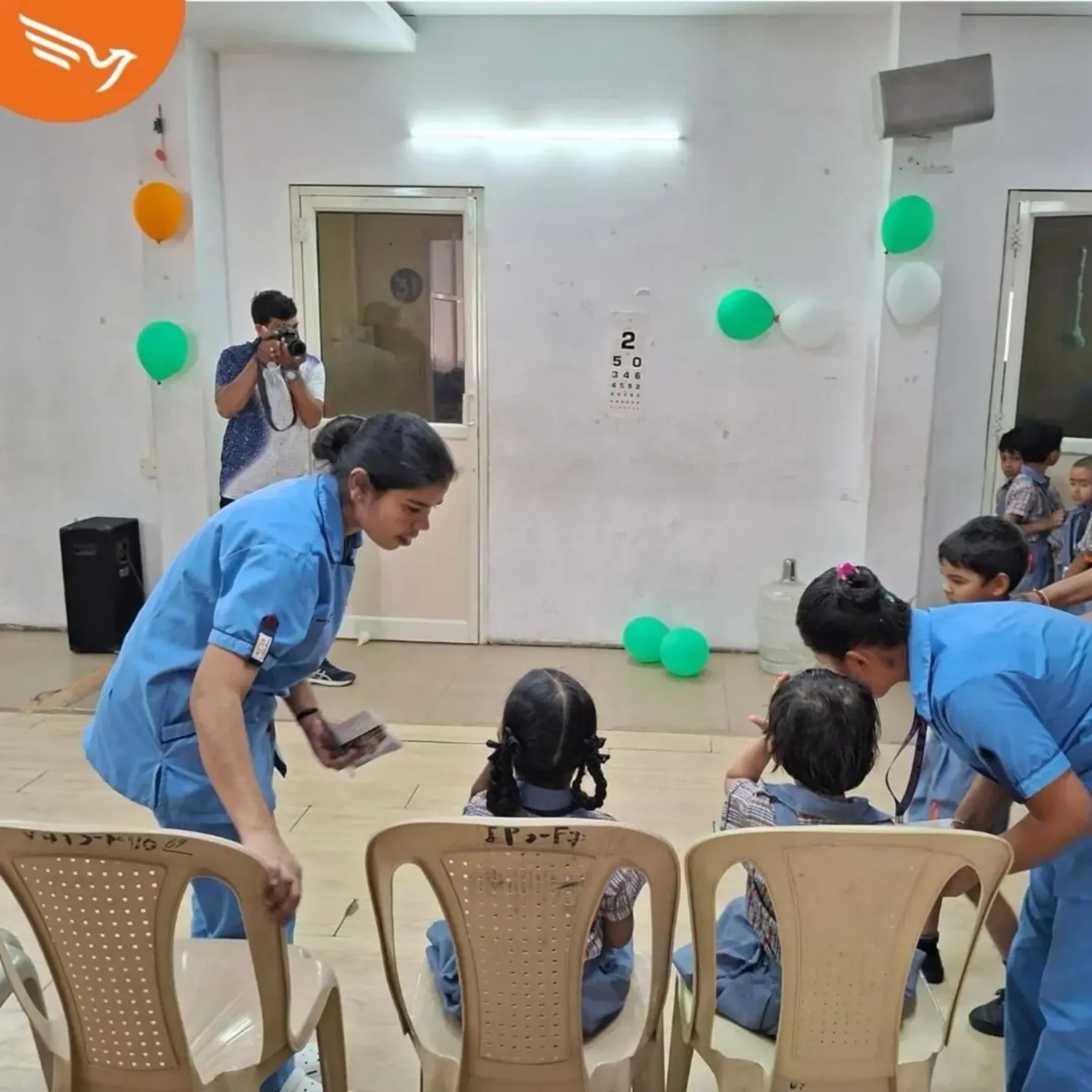 Free Eye Screening Camp at Vignan Jyothi School