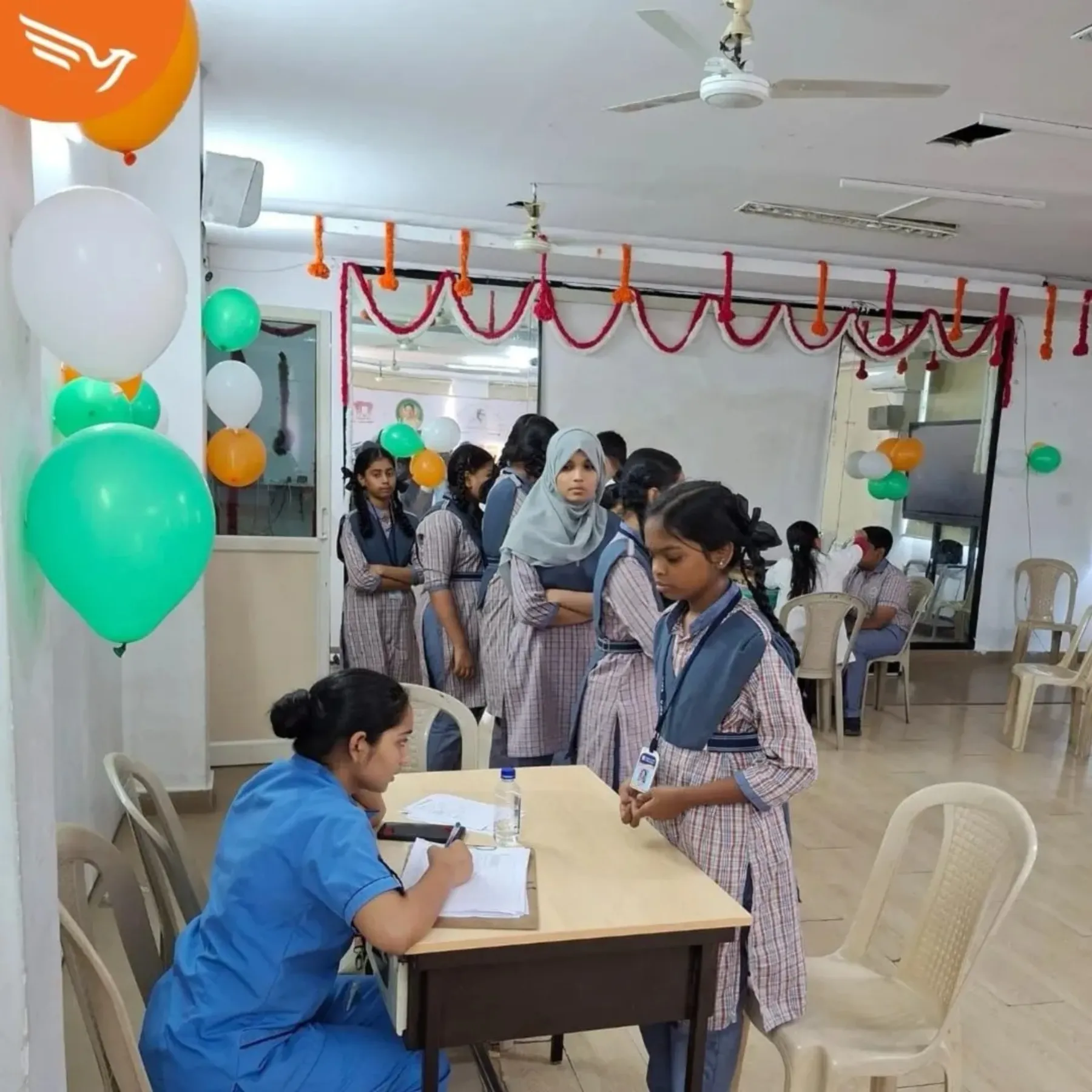 Free Eye Screening Camp at Vignan Jyothi School