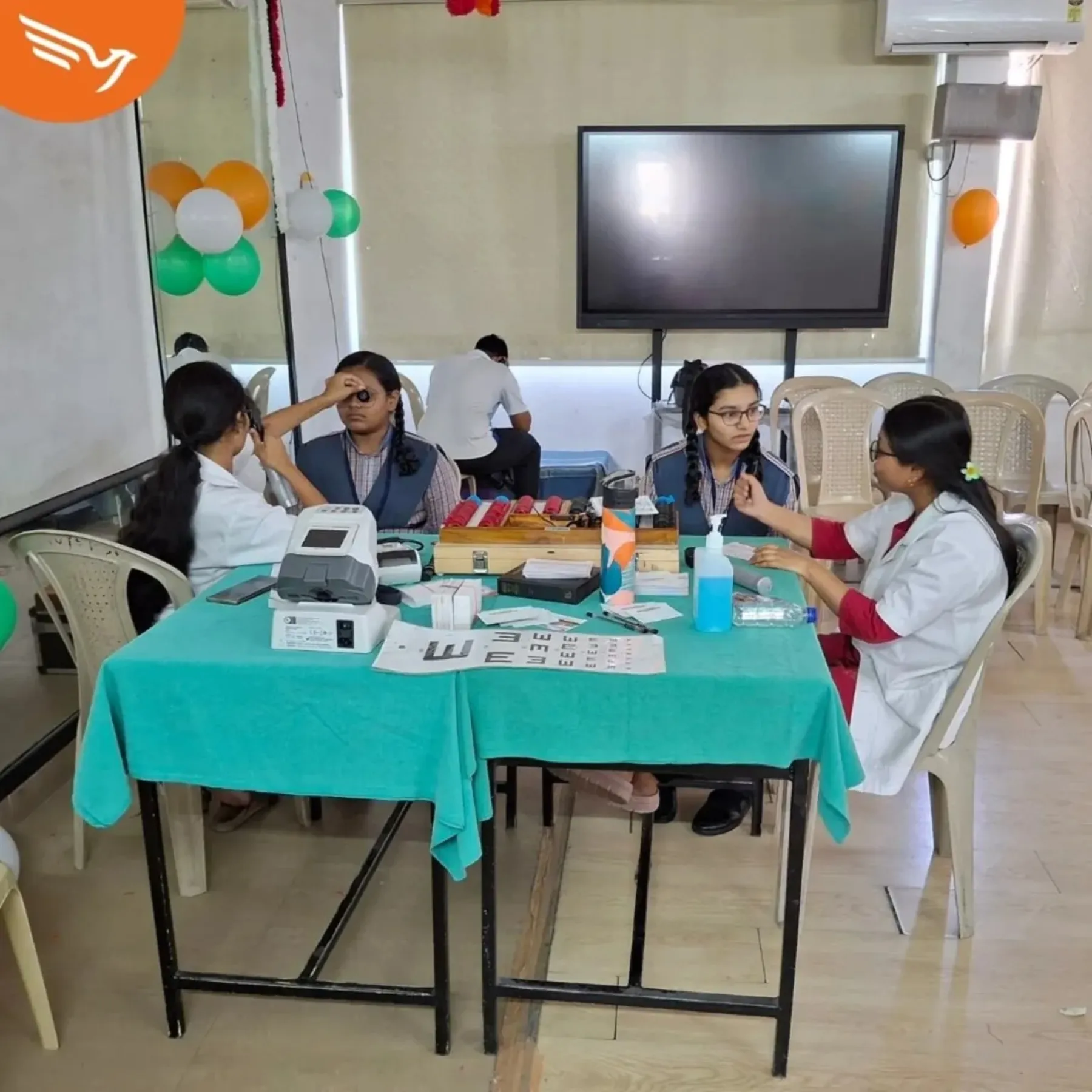 Free Eye Screening Camp at Vignan Jyothi School