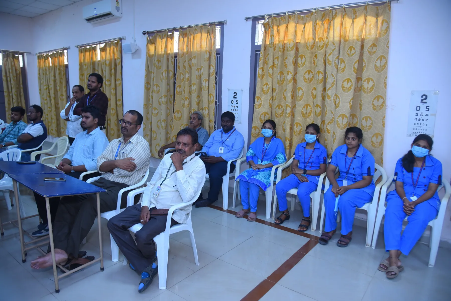 Free Eye Screening & Health Camp at Seshadri Rao Gudlavalleru Engineering College Organized by Boppana Sarath Gopal Foundation