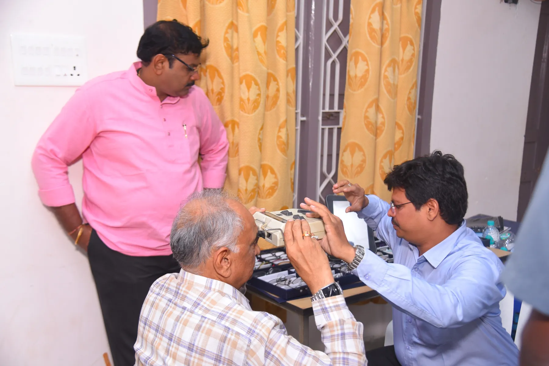 Free Eye Screening & Health Camp at Seshadri Rao Gudlavalleru Engineering College Organized by Boppana Sarath Gopal Foundation
