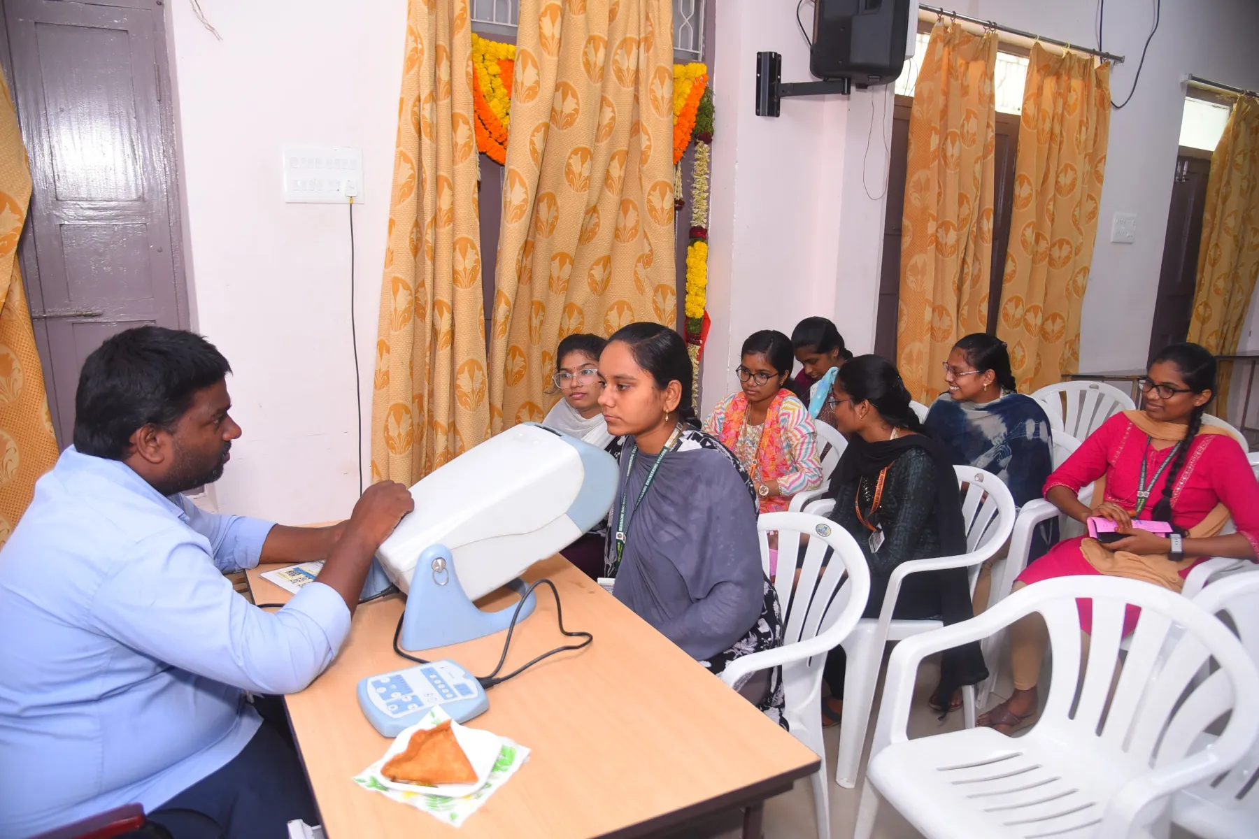 Free Eye Screening & Health Camp at Seshadri Rao Gudlavalleru Engineering College Organized by Boppana Sarath Gopal Foundation