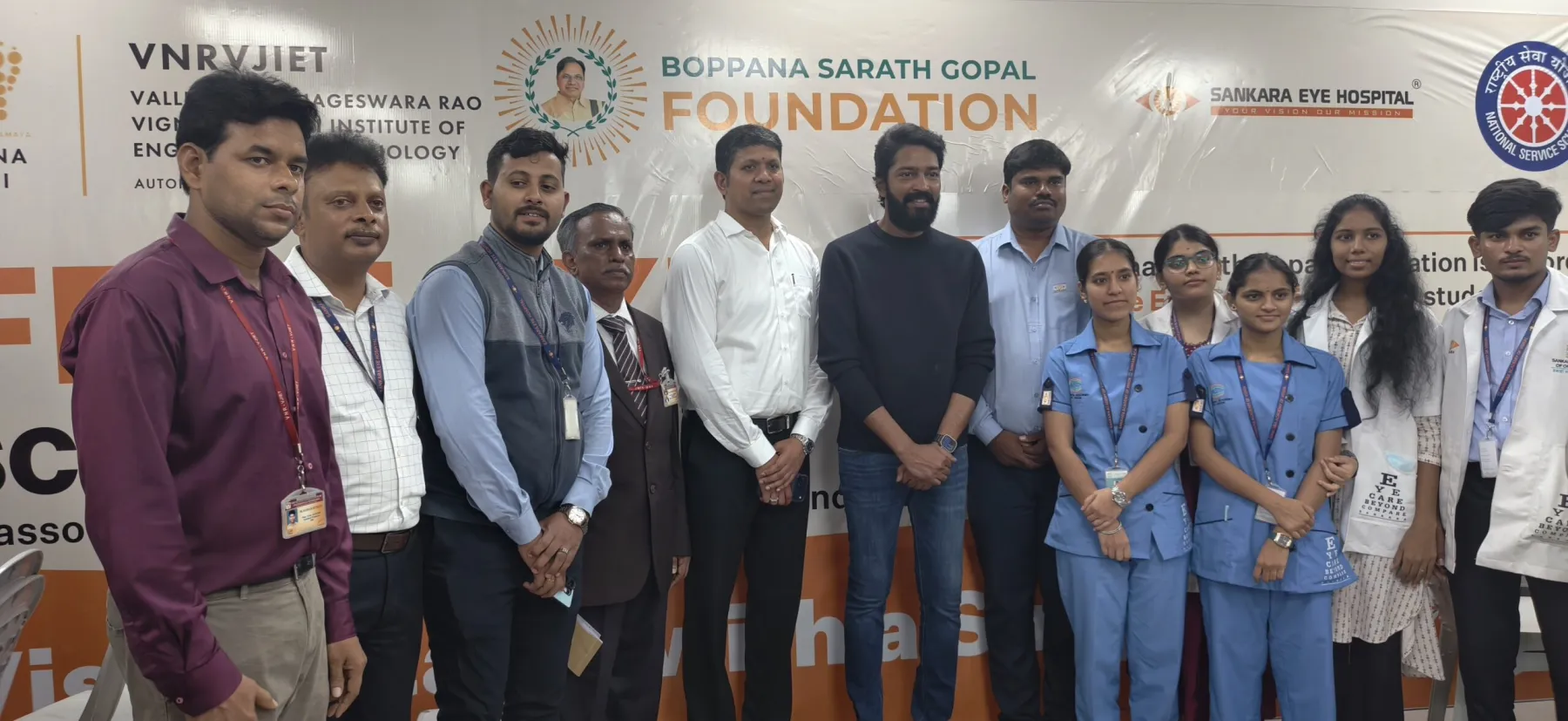 Free Eye Screening Camp at VNRVJIET (Vallurupalli Nageswara Rao Vignana Jyothi Institute of Engineering & Technology)