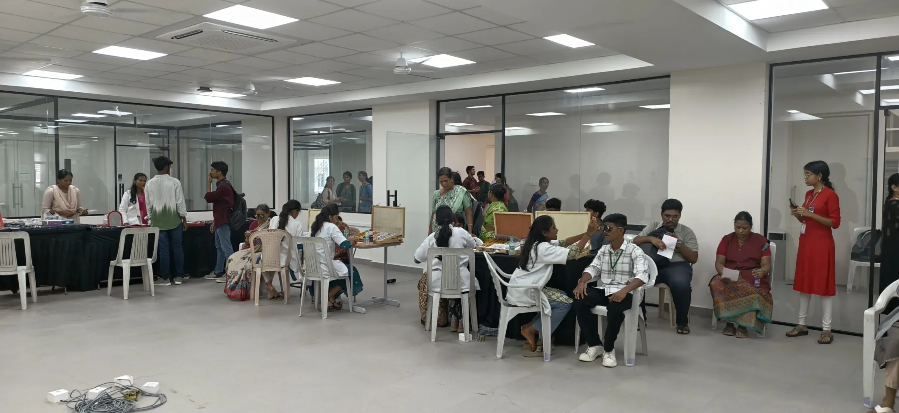 Free Eye Screening Camp at VNRVJIET (Vallurupalli Nageswara Rao Vignana Jyothi Institute of Engineering & Technology)